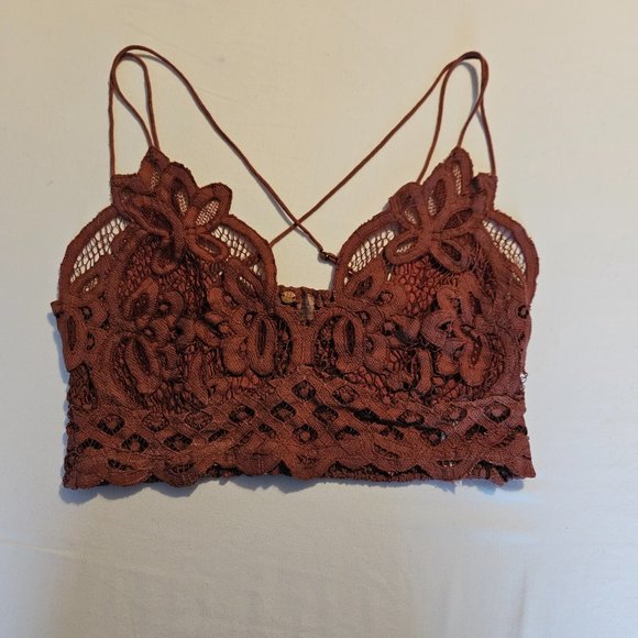 Free People Other - Free People Intimately FP Adella Longline Bralette - Copper